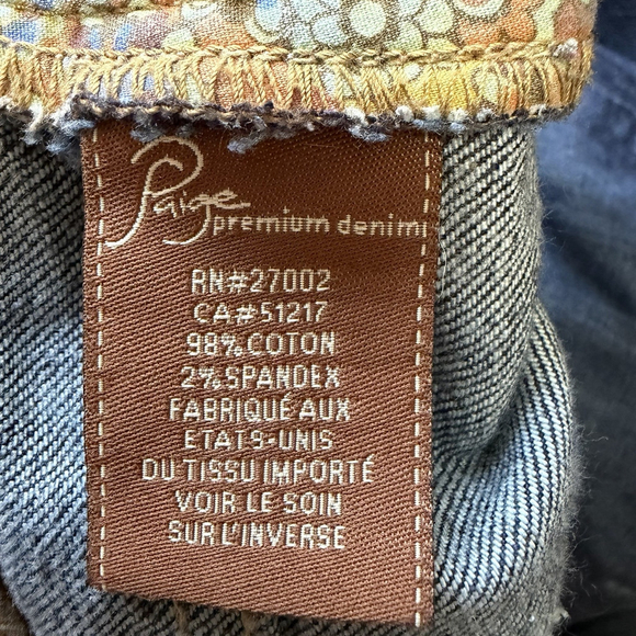 Paige Denim - Jimmy Jimmy Skinny Boyfriend Jeans - Size 32 - Picture 9 of 11